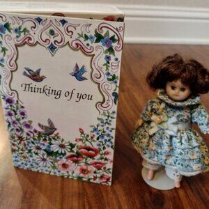 Marie Osmond Greeting Card Doll Just Because All Occasion Knickerbocker SIGNED